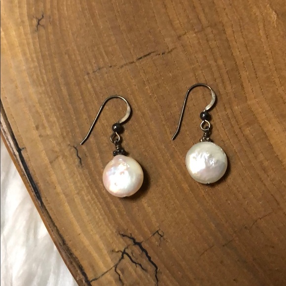 Fresh Water Pearl Earrings - Picture 3 of 3